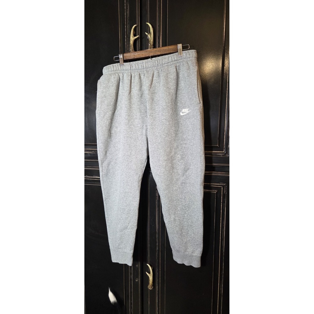 Nike Heather Gray Large Sweatpants,  Casual,  Workout,  Winter